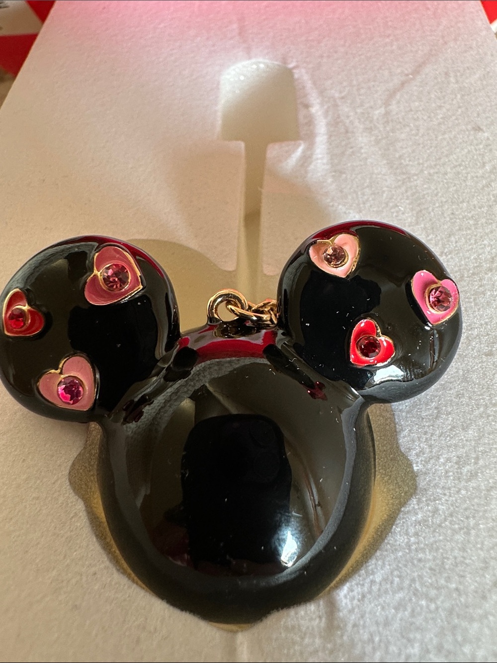 BAUBLEBAR Disney MICKEY MOUSE Hearts Bag Charm / Keychain - Picture 5 of 7